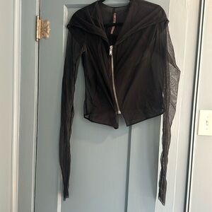 Rick Owens tulle jacket